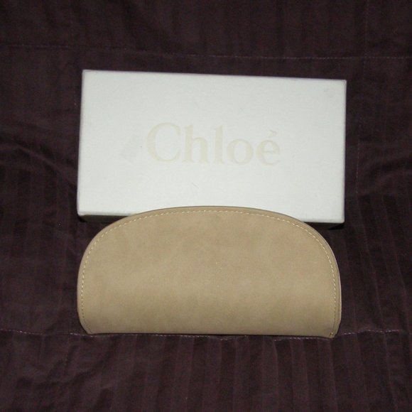 NEW w/Box CHLOÉ Carlina Pearl Round-frame Sunglasses In Gold Gradient Pe… main image 5